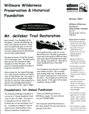 Winter 2003-2004 Newsletter